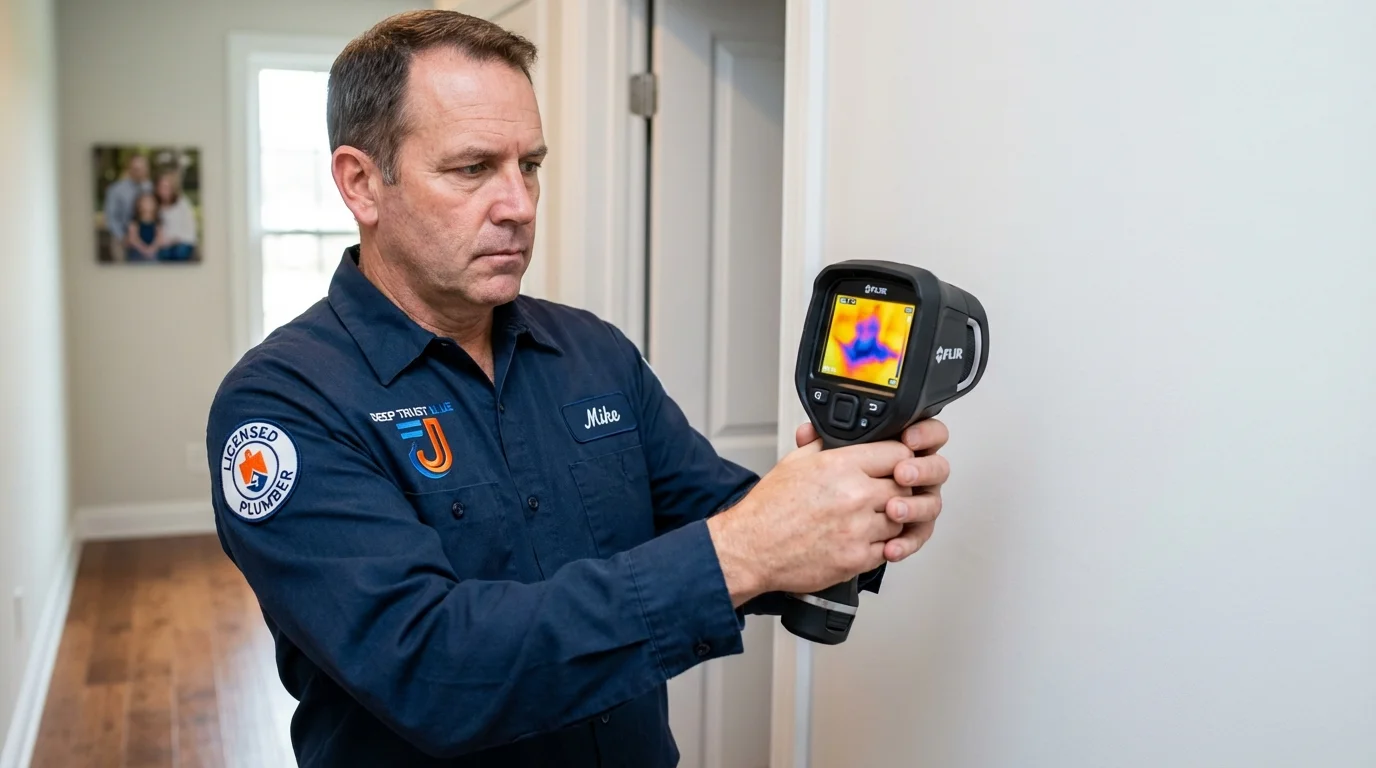 Thermal imaging leak detection by Johns Plumbing LLC in Miller